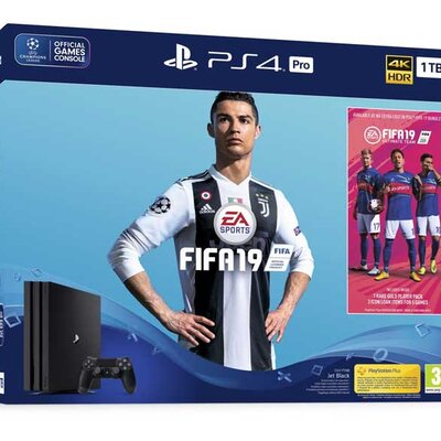Sony PlayStation PS4 1TB Pro-B + FIFA 19