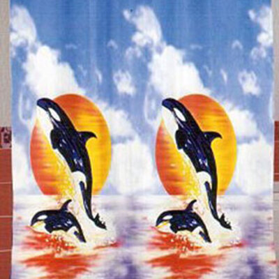 Zavesa za kadu i tuš kabinu Crazy orca