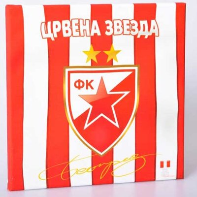 Decco Blind ram Crvena Zvezda Grb na platnu 300350