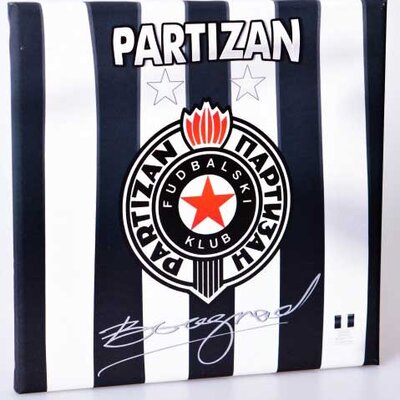 Decco Blind ram Partizan Grb na platnu 301350
