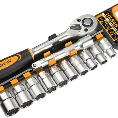 Tolsen 12-delni set nasadnih ključeva sa ručicom 1/2 M6-M14 15152