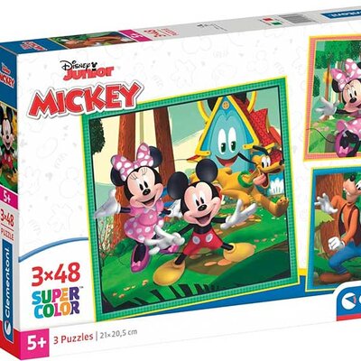 Puzzle slagalice za decu 3x48 delova Miki Maus i prijatelji Clementoni 25298
