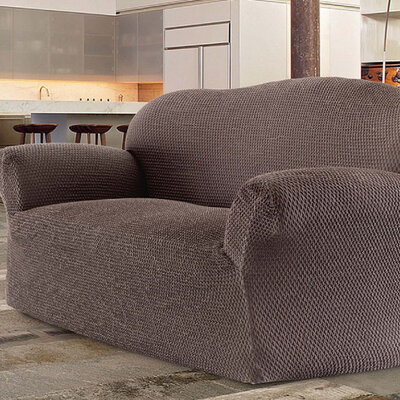 Bielastična presvlaka za dvosed braon