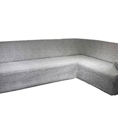 Sharp Fit elastična presvlaka za klasičnu ugaonu garnituru siva