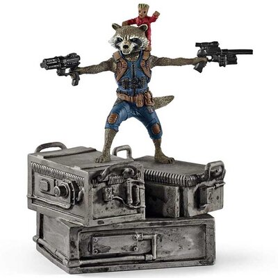 Schleich Figure Marvel Superheroji - Rocket And Groot 21514