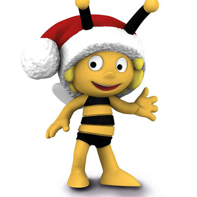 Schleich figurice Pčelica Maja sa novogodišnjom kapom 27007