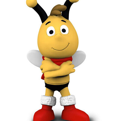 Schleich figurice Pčelica Maja - Vili sa novogodišnjim čizmicama 27009