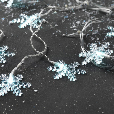 Novogodišnje lampice sa 20 LED dioda Snow Flakes