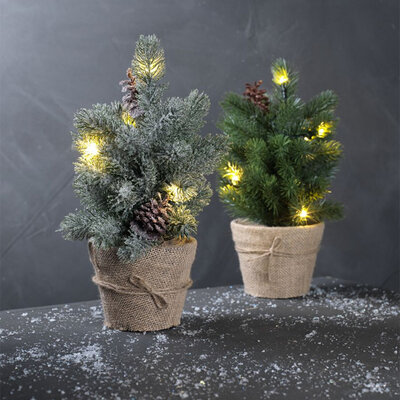 Novogodišnja LED svetleća jelka 33cm