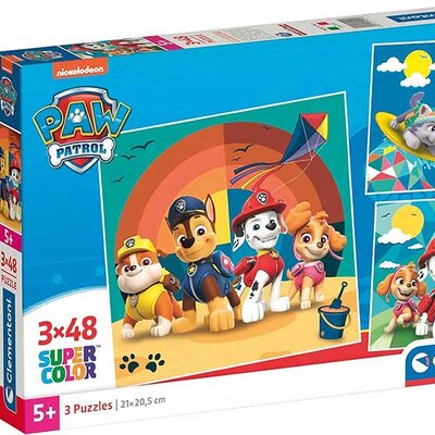 Puzzle slagalice za decu 3x48 delova Patrolne šape Clementoni 25291