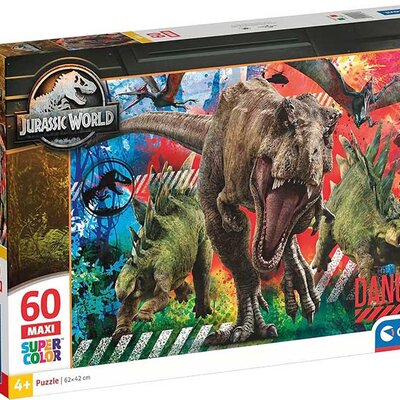 Puzzle slagalice za decu 60 maxi delova Jurassic World Clementoni 26456