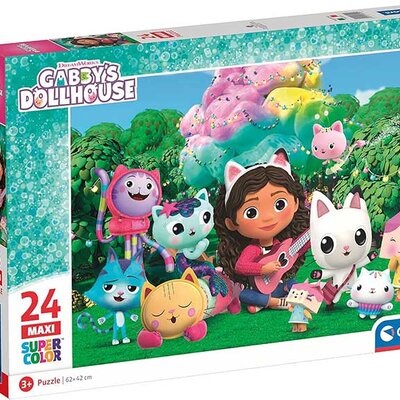Puzzle slagalice za decu 24 maxi dela Gabbys Dollhouse Clementoni 28520