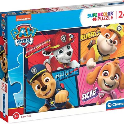 Puzzle slagalice za decu 24 maxi dela Patrolne šape Clementoni 24238