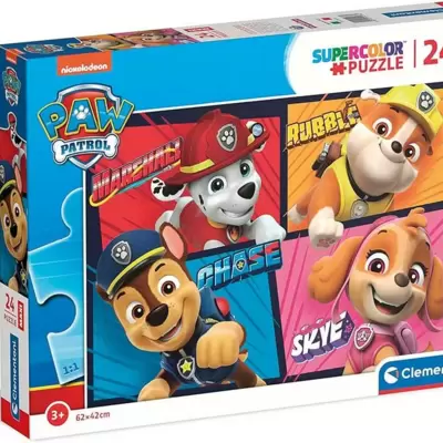 Puzzle slagalice za decu 24 maxi dela Patrolne šape Clementoni 24238