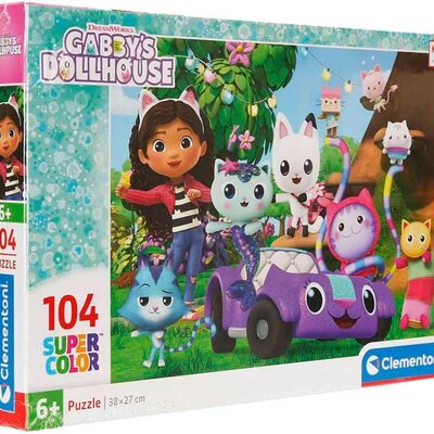Puzzle slagalice za decu 104 dela Gabina kućica za lutke Clementoni 25034