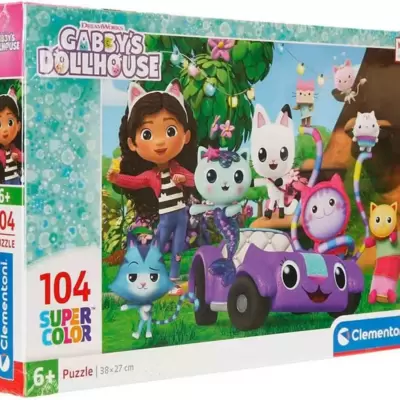 Puzzle slagalice za decu 104 dela Gabina kućica za lutke Clementoni 25034