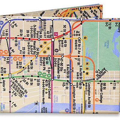 DynoMighty Neuništivi novčanik - NYC-Subway-Map-Mighty-Wallet™  DY-414