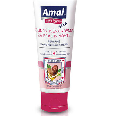 Amai Hranljiva krema za ruke i nokte za suvu kožu 100 ml