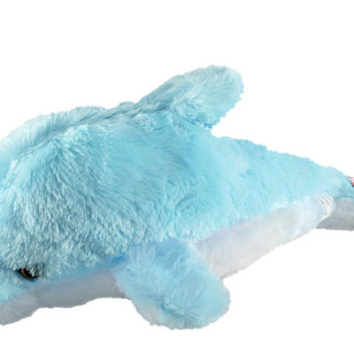 Višebojno LED noćno svetlo u obliku plišanog delfina PD01/BL