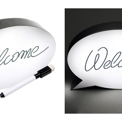 Dekorativna LED svetiljka sa površinom za pisanje WB30