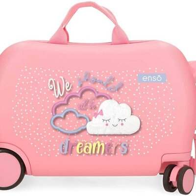 Dečji kofer za vožnju Enso Dreamers pink 96910
