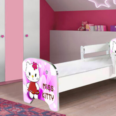 Dečiji krevet sa dušekom Pink Kitty 804
