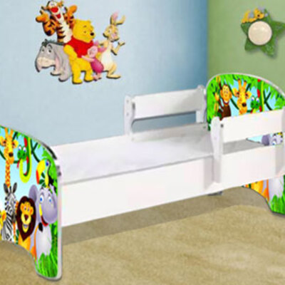 Dečiji krevet sa dušekom Green Jungle 804