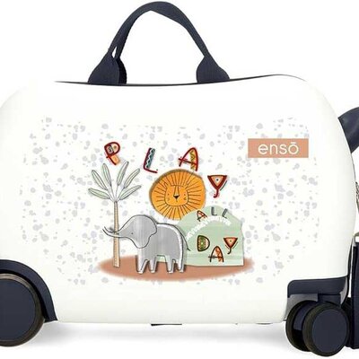 Dečiji kofer za put i vožnju Enso Play all day white 96710