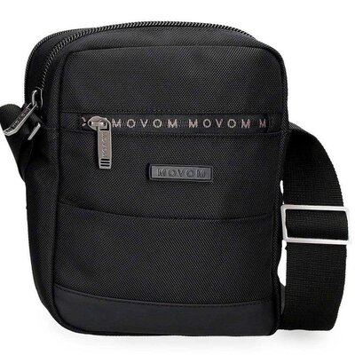 Muška torbica 22cm sa dve pregrade Movom Buster black 53455