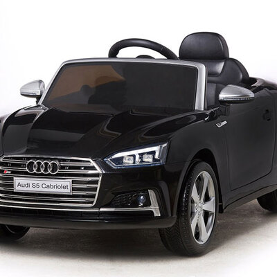 Automobil na akumulator Audi S5 Cabriolet crni