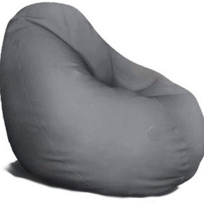 Lazy Bag Fotelja Šoteks Tamno siva S