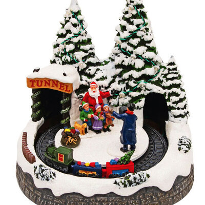 Novogodišnja svetleća LED diorama DRM8