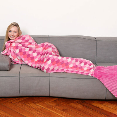 Kanguru sirena ćebe roze