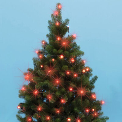 Novogodišnje lampice za jelku sa 50 crvenih LED dioda KII50/R