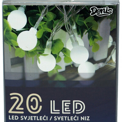 LED kuglice u nizu dužine 190 cm