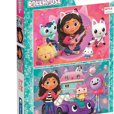 Puzzle slagalice 2x20 delova Gabina kućica za lutke Clementoni 24802