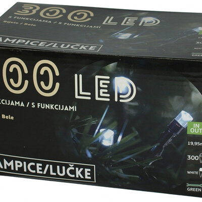 300 LED lampica u nizu sa funkcijama