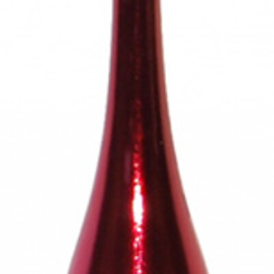 Vrh za jelku 25 cm bordo