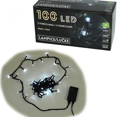 Novogodišnje sijalice Svetleća dekoracija 100 Lampica 