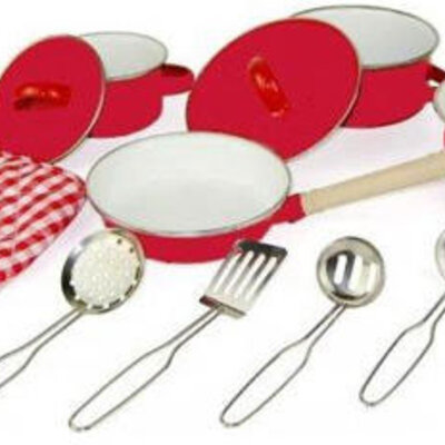 Woodyland Igračka - Crveno posuđe 91880