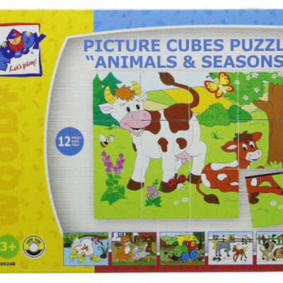 Woodyland Kocke - slagalica Domaće životinje 90248