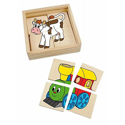 Woodyland igračka - Mini slagalica Lokomotiva Maša 93003