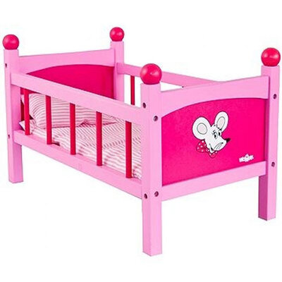 Woodyland Drveni krevet za lutke 91300