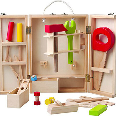 Woodyland Veliki drveni alat u kutiji 91188