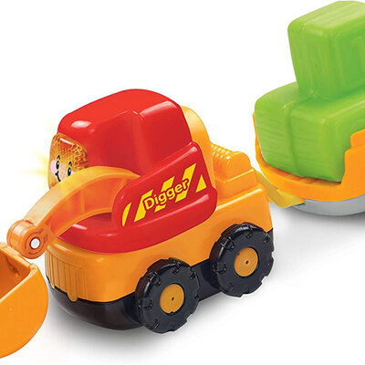 VTECH Igračka BAGER SA PRIKOLICOM Toot-Toot Drivers Digger with Trailer