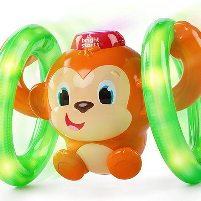 KIDS II BrightStarts Igračka MAJMUNČE Roll & Glow Monkey
