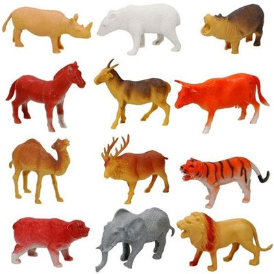 Figurice divljih životinja 12 komada 100678
