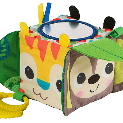 KIDS II Igračka MEKANA KOCKA Hide & Peek Block