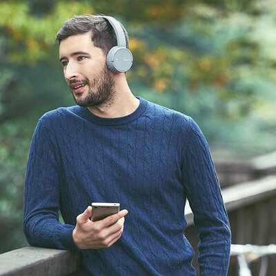 Sony WH-CH500 BlueTooth Slušalice Za Razgovor i Muziku - Sive