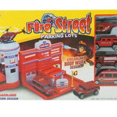 Vatrogasna stanica sa autićima 0100036